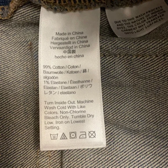 JCrew Jean Skirt with front patch pockets. Size 6. NWT. - Picture 9 of 10